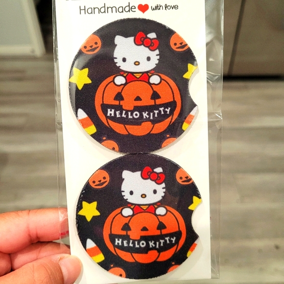 Hello Kitty Halloween Car Coasters - Picture 1 of 4